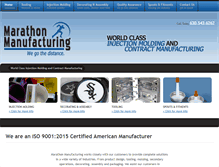 Tablet Screenshot of marathonmolding.com
